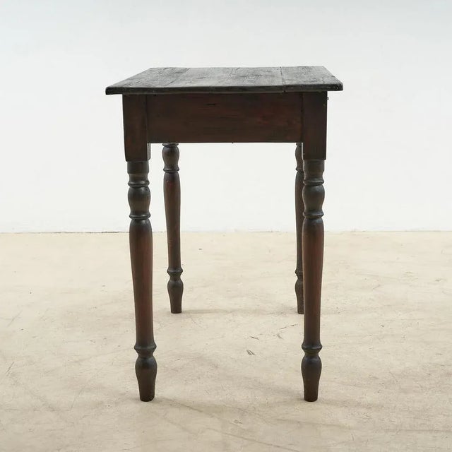 Vintage Desk with Drawer For Sale - Image 3 of 8