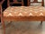 19th Century French Walnut Settee With Carved Lyre Splats For Sale - Image 4 of 11