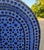 2 Shades of Blues Arched Moroccan Mosaic Tile Fountain For Sale - Image 4 of 6