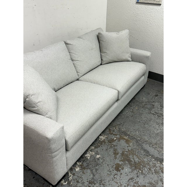 Gray Room & Board Metro Sofa For Sale - Image 8 of 12