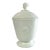 Late 19th Century Atterbury Milk Glass Jar For Sale
