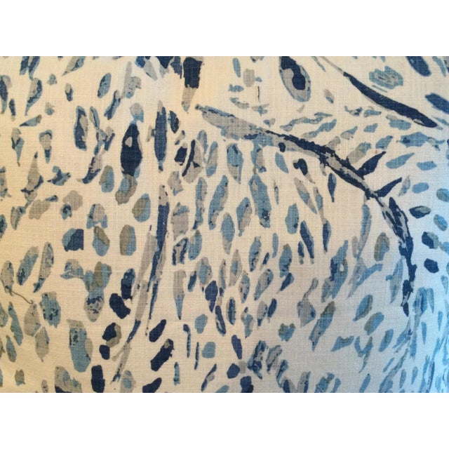 2020s Blue Raindrop Designer Pillows- a Pair For Sale - Image 5 of 7