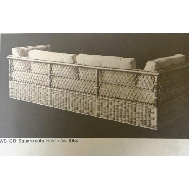 1970's McGuire Furniture Rattan "Willow" Collection 4 Piece Lounge Set by Davis Allen for McGuire For Sale - Image 16 of 18