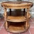 Brown 1970s Vintage Three-Tiered Oval Oak Side Table For Sale - Image 8 of 8