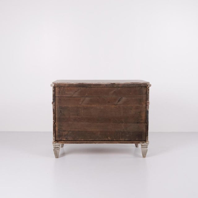 Gustavian Grey Chests of Drawers, 1790, Set of 2 For Sale - Image 12 of 16