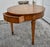1960s Vintage Baker - Millings Road Round Inlaid Burl & Fruitwood Mid Century Table For Sale - Image 5 of 12