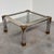Vintage Chrome and Brass Coffee Table with Sculptural Leaf Details, 1970s For Sale - Image 13 of 13
