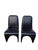1970s Vintage Mid Century Faux Snakeskin Cantilever S Side Chairs Panton 1-2-3 Style For Sale - Image 5 of 14