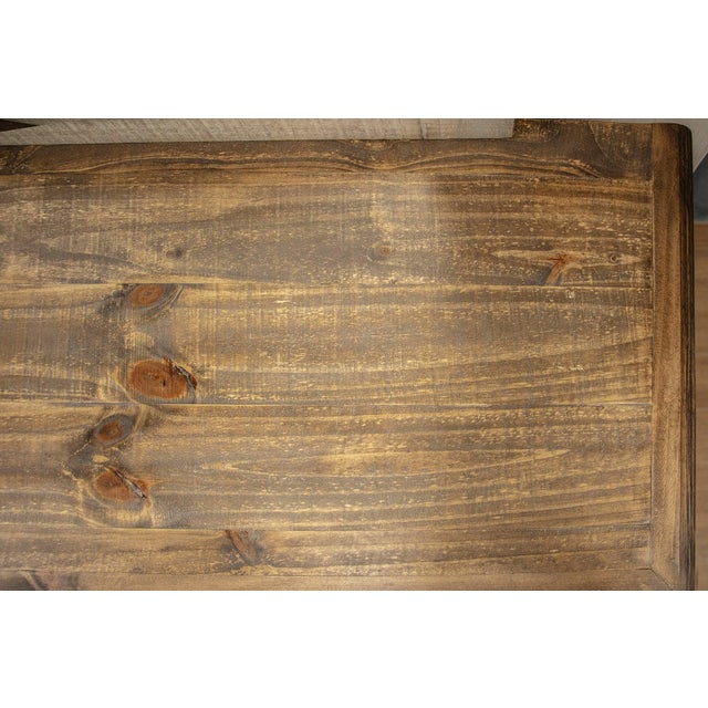 Rustic Peninsula Highboy Dresser For Sale - Image 3 of 4