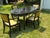 American Vintage Wisconsin Chair Co. Dining Table + 6 Chairs – Made in Usa For Sale - Image 3 of 11