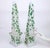 Vintage Chinese Ceramic Garden Ivy Obelisks, a Pair For Sale - Image 11 of 12