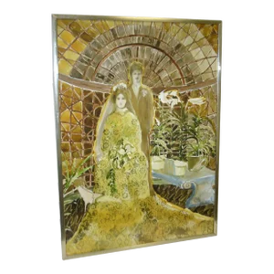 1980s John Bunker Painting Impressionist Artist Museum Director Well Known Artist , Framed