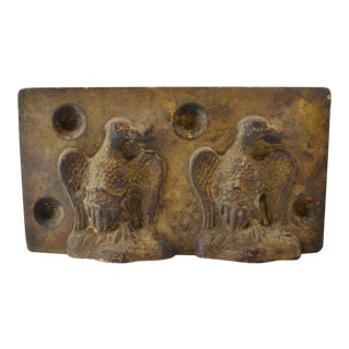 Antique Early Eagle Bookend Mold For Sale