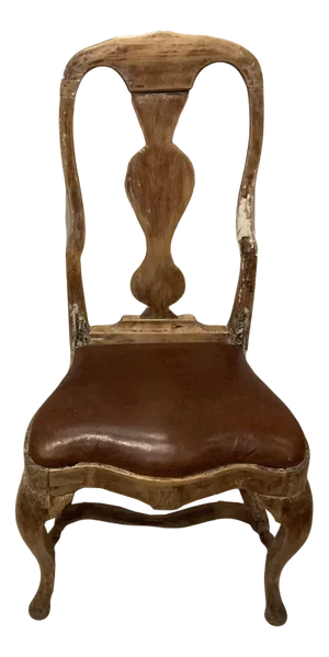 Late 18th Century Single High Back Swedish Chair