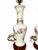 Ivory Vintage Ivory Floral Ceramic Table Lamps With Gold Accents — A Pair For Sale - Image 8 of 8