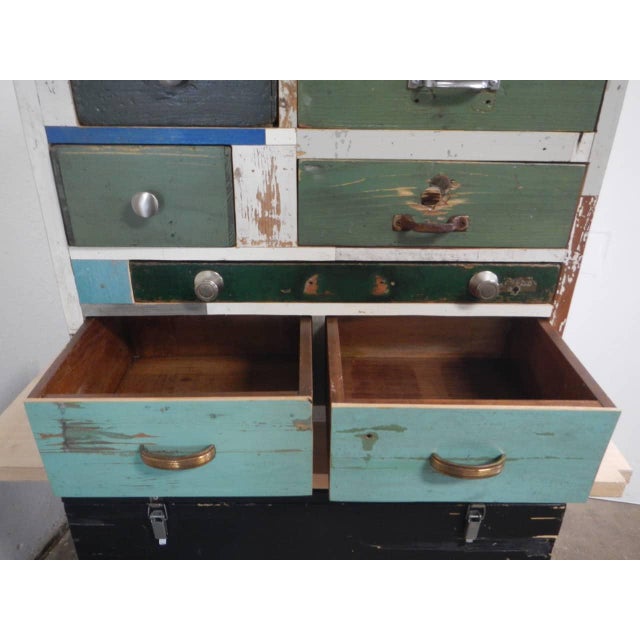 Table Chest of 8 Drawers, 1980 For Sale - Image 6 of 13