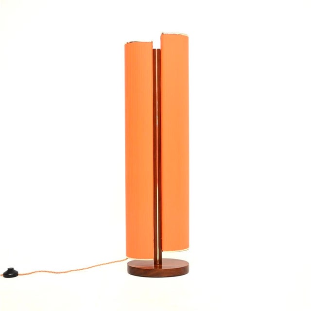 Vintage Teak and Acrylic Floor Lamp, 1960s For Sale - Image 11 of 11