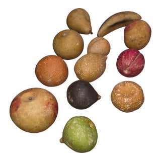 Vintage Stone Fruit Collection For Sale
