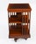 Antique Edwardian Flame Mahogany Revolving Bookcase, Early 20th Century For Sale - Image 3 of 10