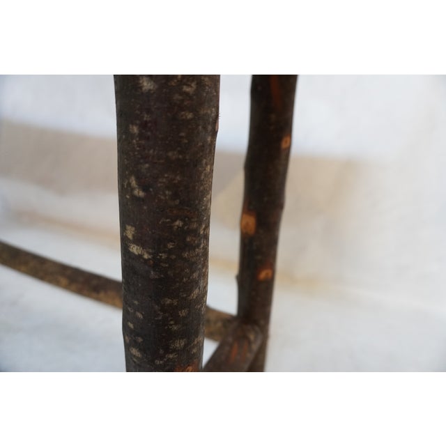 Rustic Wood and Twig Console Table For Sale - Image 16 of 16