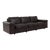 20th Century German Upholstered Leather Sofa For Sale