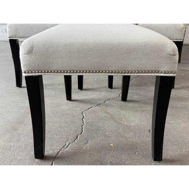 Sole Designs Allison Camelback Dining Side Chairs, Set of Six For Sale - Image 10 of 12