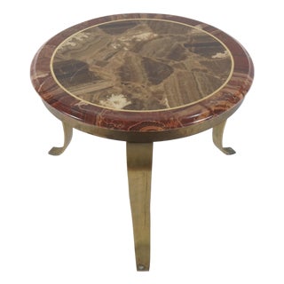 Vintage Muller's of Mexico Onyx Table For Sale
