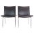 Set of Kastrup Chairs in Black Leather Model Ch401 attributed to Hans J. Wegner & Carl Hansen & Son for Carl Hansen & Søn, 1960s For Sale - Image 11 of 11
