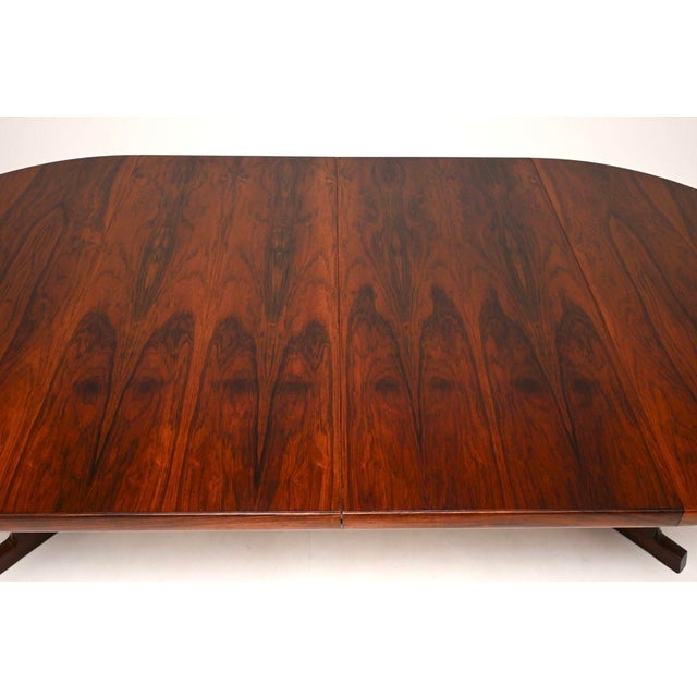 Vintage Danish Dining Table attributed to Johannes Andersen for Hans Bech, 1960 For Sale - Image 9 of 11