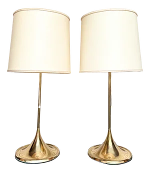 Vintage Model B-024 Table Lamp by Yngvar Sandström for Bergbom, 1960s, Set of 2