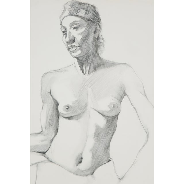 Nude Study in Hat - Vincent Beggs, C. 1980s For Sale