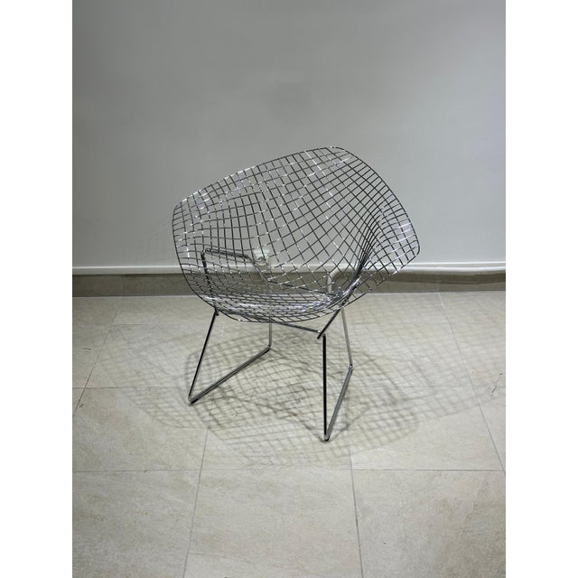 Diamond Armchair by Harry Bertoia for Knoll, 2000s For Sale - Image 9 of 10