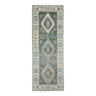 Turkish Oushak Rug 2'11"x 8' #19146 For Sale