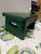 Shabby Chic 1970s Green Milk Stool For Sale - Image 3 of 5