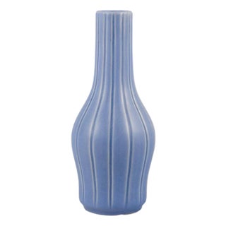 Large Faience Vase by Ewald Dahlskog for Bobergs Fajansfabrik, Sweden, 1930s For Sale