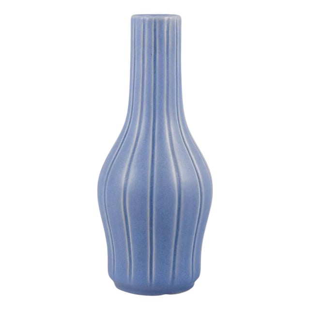 Large Faience Vase by Ewald Dahlskog for Bobergs Fajansfabrik, Sweden, 1930s For Sale
