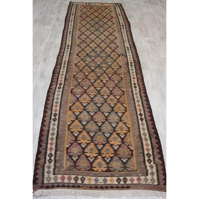 Fine Hand-woven caucasian Kilim\. Typically geometric designs are used and these Kilims usually come in a variety of...