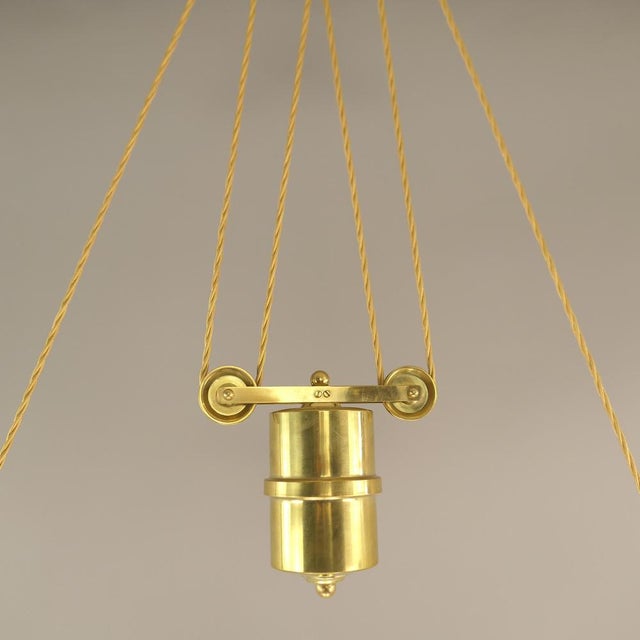 English Billiard Ceiling Light, 1930s For Sale - Image 12 of 16