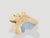 Contemporary Andrianna Shamaris Amorphous Bleached Teak Wood Coffee Table For Sale - Image 3 of 6