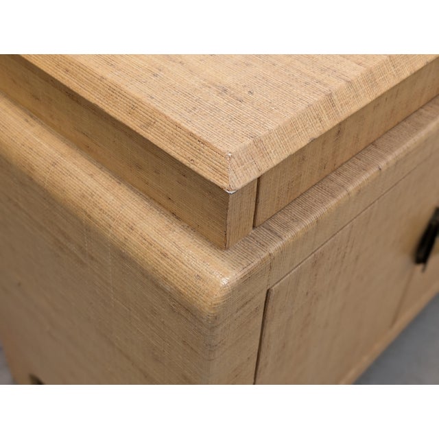 Mid Century Raffia Sideboard/Buffet by Harrison Van Horn, C1970s, Attrbiuted For Sale - Image 17 of 18