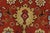 Red Mahal Rug 9' X 12'5' Red Wool Traditional Hand-Knotted Oriental Carpet For Sale - Image 8 of 15
