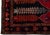 Textile Vintage Handmade Persian Red Geometric Wool Runner Rug 4'9" X 10'2" For Sale - Image 7 of 10