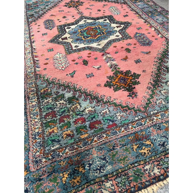 Vintage Moroccan Rustic Rabat Rug, 1960s For Sale - Image 13 of 18