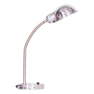 Bauhaus Table Lamp in Chrome, Czechia, 1930s For Sale