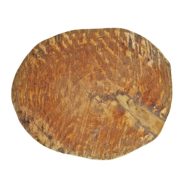 Contemporary Rustic Naga Four Leg Wood Table For Sale In Los Angeles - Image 6 of 8