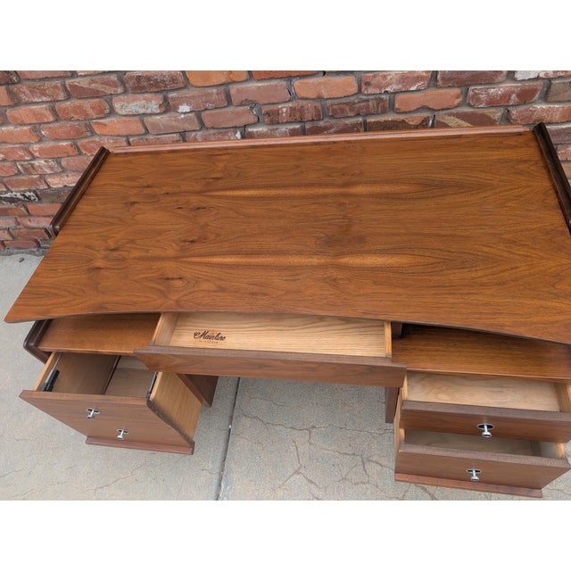 1960s 1960s Mid-Century Modern Mainline by Hooker Desk For Sale - Image 5 of 15