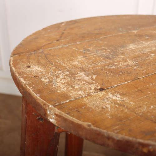 Paint Tall Original Painted Sculptors Stand, 1890s For Sale - Image 7 of 9