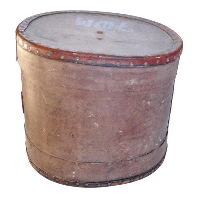 Mid 19th Century Hat Container For Sale