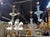 Decorative Clear Murano Glass lanterns in a bell shape. A stylish choice for a fine home. Two available, priced each. 14w...
