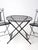 Vintage French Bistro Folding Patio Set For Sale - Image 6 of 18